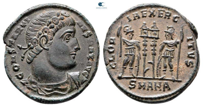 Constantine I the Great AD 306-337. Antioch
Follis Æ

18 mm, 2,83 g



Ne...