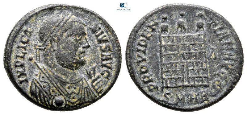 Licinius I AD 308-324. Heraclea
Follis Æ

19 mm, 3,28 g



Very Fine