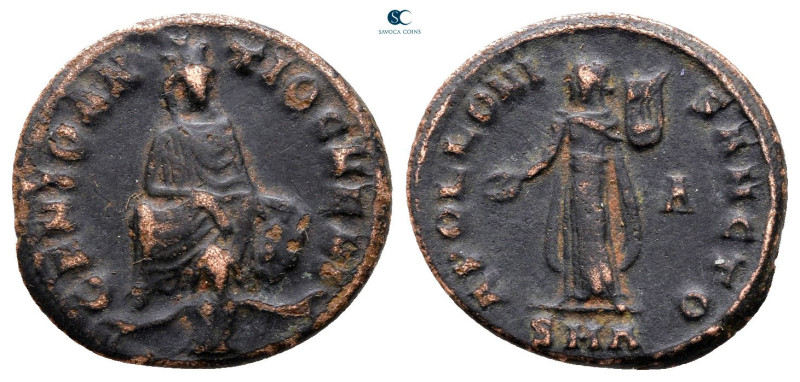 Time of Maximinus II AD 310-313. Antioch
Follis Æ

16 mm, 1,76 g



Very ...