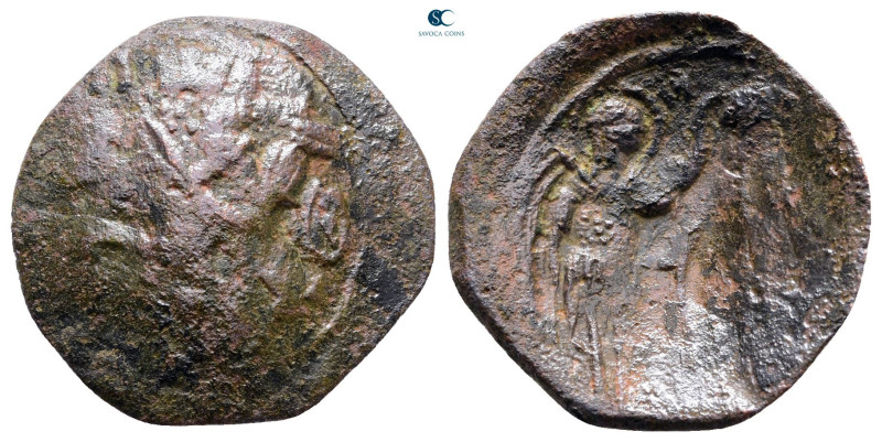 Michael VIII Palaeologus AD 1261-1282. Thessalonica
Trachy Æ

21 mm, 1,78 g
...