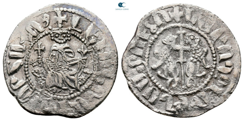 Cilician Armenia. Sis. Levon I AD 1198-1219. 
Tram AR

23 mm, 2,62 g



N...