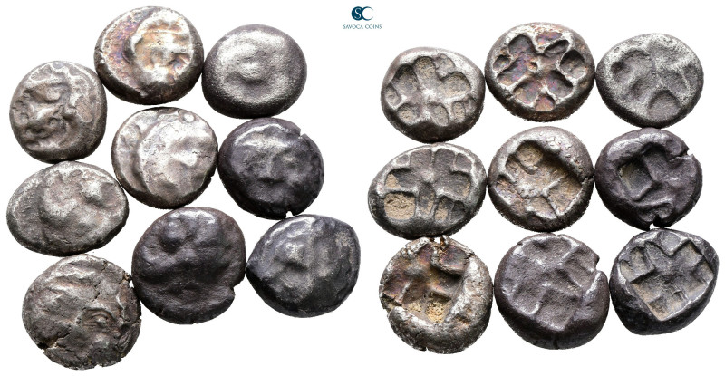 Lot of ca. 9 silver drachms of Parion / SOLD AS SEEN, NO RETURN! 

Nearly Very...