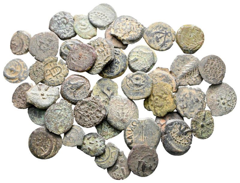 Lot of ca. 45 judaean prutah / SOLD AS SEEN, NO RETURN!

Very Fine