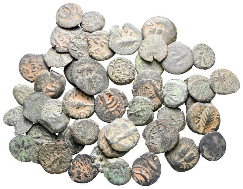 Lot of ca. 50 judaean prutah / SOLD AS SEEN, NO RETURN!

Very Fine