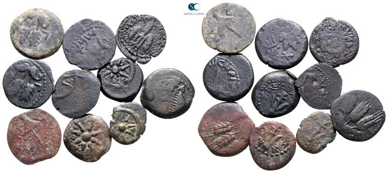 Lot of ca. 10 judaean prutah / SOLD AS SEEN, NO RETURN!

Very Fine