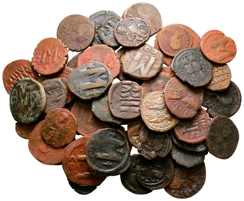 Lot of ca. 50 byzantine bronze coins / SOLD AS SEEN, NO RETURN!

Nearly Very F...