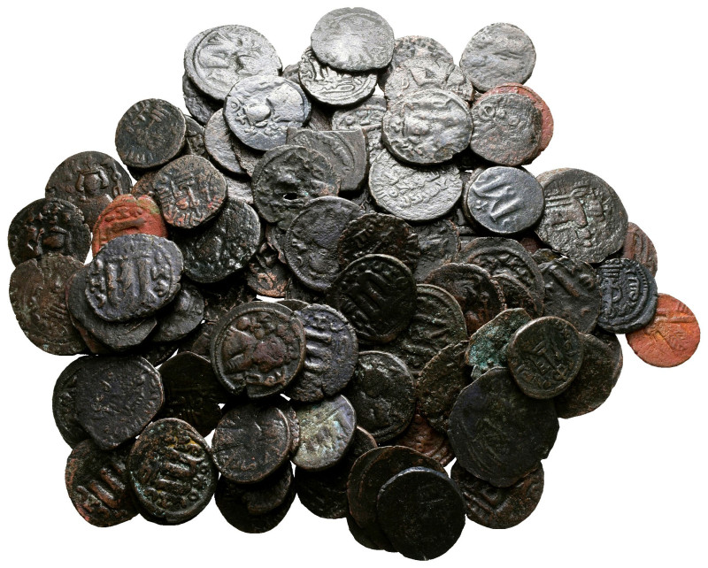 Lot of ca. 100 umayyad bronze coins / SOLD AS SEEN, NO RETURN!

Very Fine