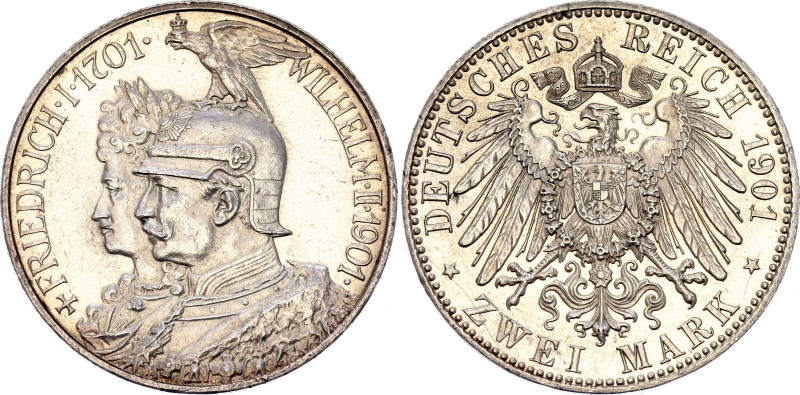 Germany - Empire Prussia 2 Mark 1901 A

KM# 525, N# 11321; Silver 11.11 g.; 20...