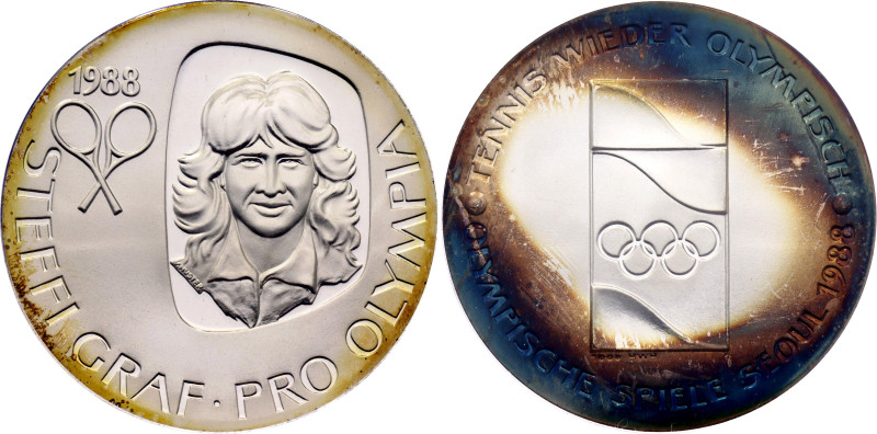 Germany - FRG Silver Medal "Steffi Graf - Pro Olympia" 1988 in FDC

Silver 35....