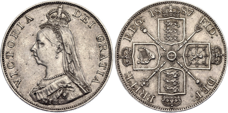 Great Britain 2 Florin 1887

KM# 763, N# 11098; Silver 22.62 g.; Victoria; XF/...