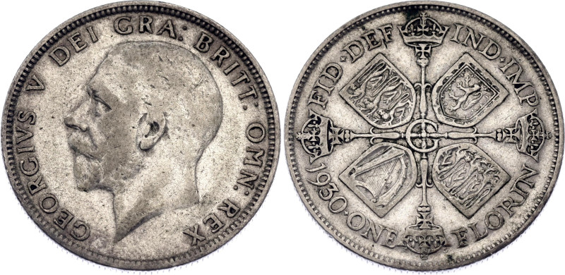 Great Britain 1 Florin 1930

KM# 834, N# 3470; Silver 11.14 g.; George V; VF/X...