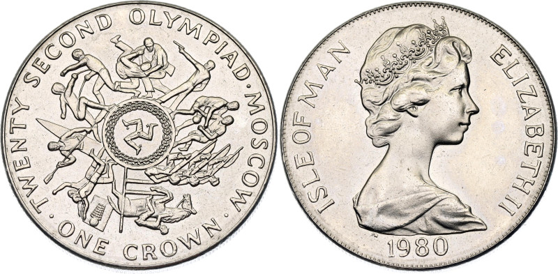 Isle of Man 1 Crown 1980 PM

KM# 67, N# 18946; Copper-nickel; Elizabeth II; XX...