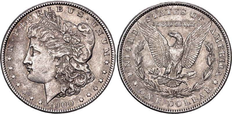 United States 1 Dollar 1900

KM# 110, N# 1492; Silver 26.73 g.; "Morgan Dollar...