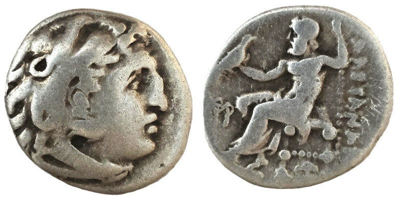 Kingdom of Macedon, Alexander III 'the Great' AR Drachm….(336-323 BC)
 Weight : ...