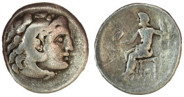 Kingdom of Macedon, Alexander III 'the Great' AR Drachm….(336-323 BC)
 Weight : 4.08 gr Diameter : 16.75 mm