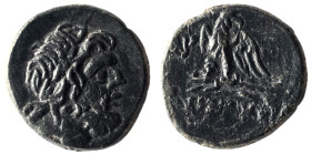 PONTOS. Pharnakeia. Struck under Mithridates VI Eupator (Circa 95-90 or 80-70 BC). Ae.
Obv: Laureate head of Zeus right.
Rev: ΦΑΡΝΑΚΕΙAΣ.
Eagle standi...