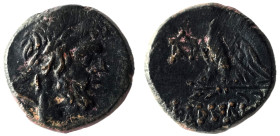 PONTOS. Pharnakeia. Struck under Mithridates VI Eupator (Circa 95-90 or 80-70 BC). Ae.
Obv: Laureate head of Zeus right.
Rev: ΦΑΡΝΑΚΕΙAΣ.
Eagle standi...