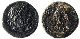 PONTOS. Pharnakeia. Struck under Mithridates VI Eupator (Circa 95-90 or 80-70 BC). Ae.
Obv: Laureate head of Zeus right.
Rev: ΦΑΡΝΑΚΕΙAΣ.
Eagle standi...