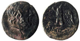 PONTOS. Pharnakeia. Struck under Mithridates VI Eupator (Circa 95-90 or 80-70 BC). Ae.
Obv: Laureate head of Zeus right.
Rev: ΦΑΡΝΑΚΕΙAΣ.
Eagle standi...