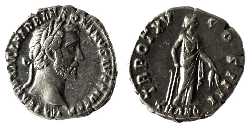 Antoninus Pius AR Denarius. Rome, AD 151-152. IMP CAES T AEL HADR ANTONINVS AVG ...