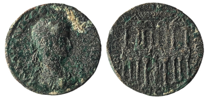 PONTUS. Neocaesarea. Severus Alexander, 222-235. Tetrassarion CY 163 = 226/7. [Κ...