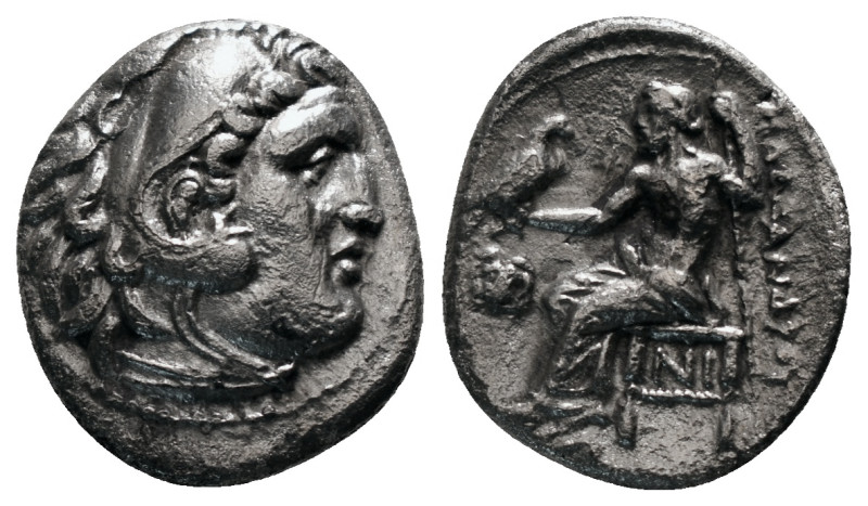 KINGS OF MACEDON. Alexander III 'the Great' (336-323 BC).Drachm.
Obv: Head of He...