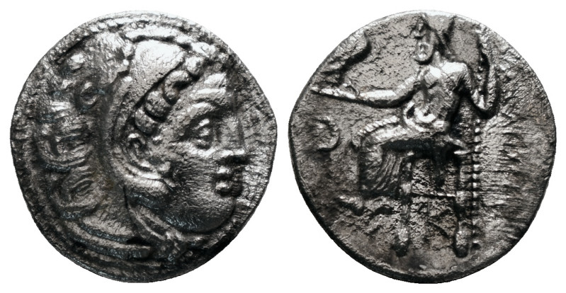 KINGS OF MACEDON. Alexander III 'the Great' (336-323 BC).Drachm.
Obv: Head of He...