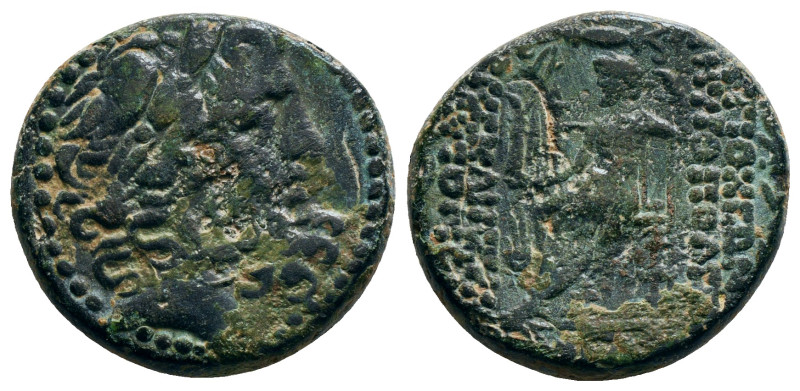 SELEUKIS & PIERIA. Antioch. Ae Tetrachalkon (1st century BC). Dated year 9 of th...