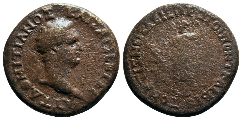 BITHYNIA. Nicaea. Domitian (81-96). Ae.
Obv: AYT ΔOMITIANOΣ KAIΣAP ΣEB ΓEP.
Laur...