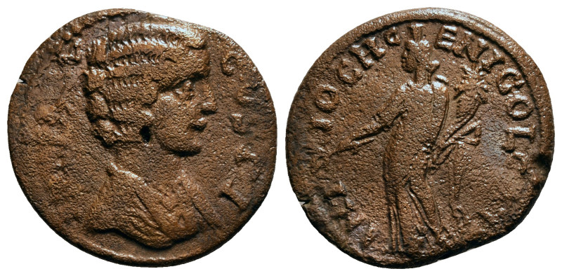 PISIDIA. Antioch. Julia Domna (Augusta, 193-217). Ae.
Obv: IVLIA AVGVSTA.
Draped...