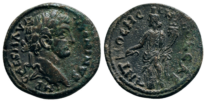 PISIDIA. Antioch. Caracalla (198-217). Ae.
Obv: ANTONINVS PIVS AVG.
Laureate, dr...