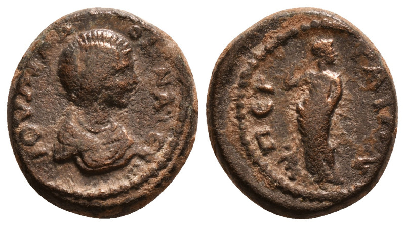 Pamphylia. Perge. Julia Domna. Augusta AD 193-217. AE 5,89 g - 19,02 mm