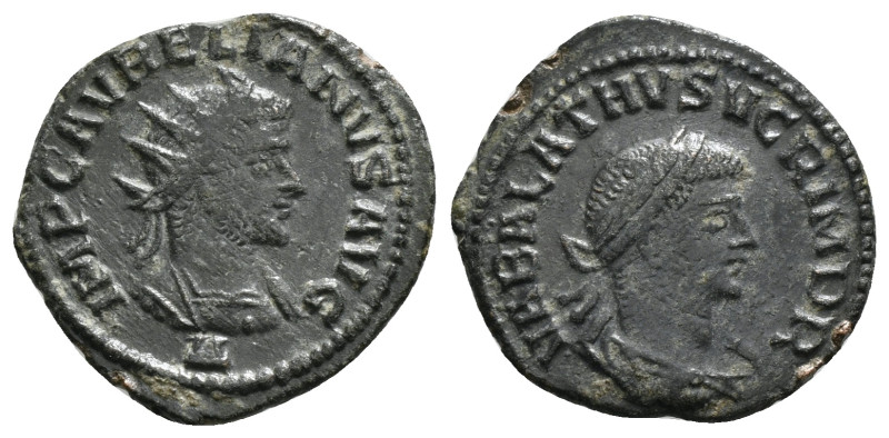 AURELIAN with VABALATHUS (270-275). Antoninianus. Antioch.
Obv: IMP C AVRELIANVS...