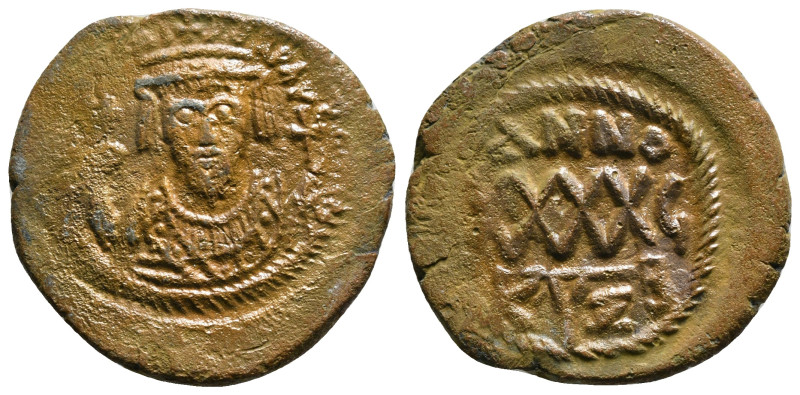 PHOCAS (602-610). Follis. Cyzicus. Dated RY 6 (607/8).
Obv: D N FOCAS PЄRP AVG.
...