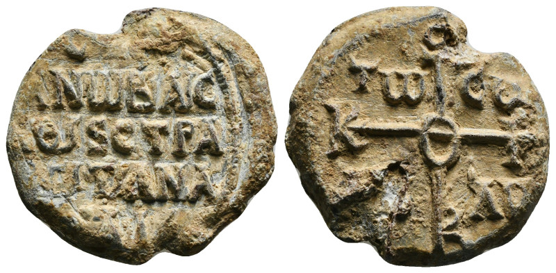 BYZANTINE LEAD SEAL 15,90 g - 28,35 mm