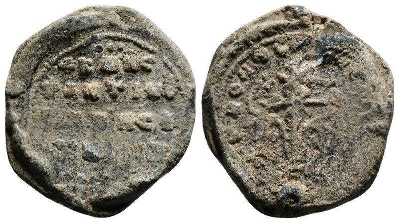 BYZANTINE LEAD SEAL 14,57 g - 26,51 mm