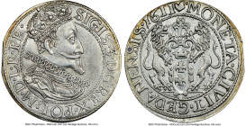 Danzig. Sigismund III 1/4 Taler (Ort) 1611 AU58 NGC, KM6, Kop-7484 (R4), Kopicki (MZIIIW)-1468 (R3). A scarce date in this popular Danzig series, exhi...