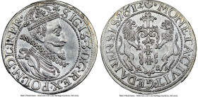 Danzig. Sigismund III 1/4 Taler (Ort) 1612 MS63 NGC, KM6, Kop-7485, Kopicki (MZIIIW)-1469 (R2). An awesome example of this scarcer date boasting blazi...