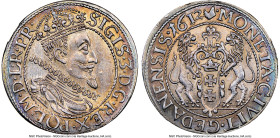 Danzig. Sigismund III 1/4 Taler (Ort) 1612 AU58 NGC, KM6, Kop-7485 (R2), Kopicki (MZIIIW)-1469. A beautifully cabinet-toned specimen, very difficult t...