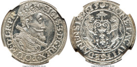 Danzig. Sigismund III 1/4 Taler (Ort) 1615 MS63 NGC, KM6, Kop-7488, Kopicki (MZIIIW)-1472. An impressively high-grade "Ort" boasting a silvery-metalli...