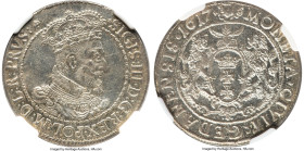 Danzig. Sigismund III 1/4 Taler (Ort) 1617-SA MS63+ NGC, Danzig mint, KM14, Kop-7493, Gum-1385. Second bust variety with flat collar (1616-1621) / dat...