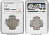 Danzig. Sigismund III 1/4 Taler (Ort) 1623 AU55 NGC, KM15.1, Kop-7503, Kopicki (MZIIIW)-1486 (R2). A scarcer variation of this date's issue featuring ...