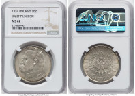 Republic 10 Zlotych 1934-(w) MS62 NGC, Warsaw mint, KM-Y29. HID09801242017 © 2024 Heritage Auctions | All Rights Reserved