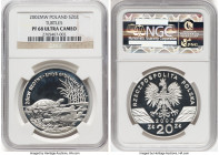 People's Republic silver Proof "Turtles" 20 Zlotych 2002-MW PR68 Ultra Cameo NGC, Warsaw mint, KM-Y428, Parchimowicz-869. HID09801242017 © 2024 Herita...