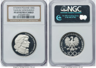 People's Republic silver Proof "Tadeusz Kosciusko" 100 Zlotych 1976-MW PR69 Ultra Cameo NGC, Warsaw mint, KM-Y82, Parchimowicz-274. HID09801242017 © 2...