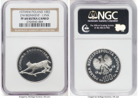 People's Republic silver Proof "Lynx" 100 Zlotych 1979-MW PR68 Ultra Cameo NGC, Warsaw mint, KM-Y104, Parchimowicz-286. Environmental Protection serie...