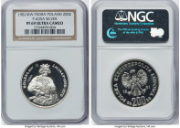 People's Republic silver Proof Proba "Boleslaw II Smialy" 200 Zlotych 1981-MW PR69 Ultra Cameo NGC, Warsaw mint, KM-Pr452, Parchimowicz-P435a. HID0980...