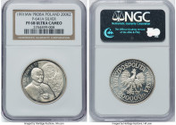 People's Republic silver Proof Proba "John Paul II" 200000 Zlotych 1991-MW PR68 Ultra Cameo NGC, Warsaw mint, Parchimowicz-641a. HID09801242017 © 2024...