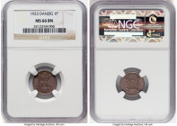 Free City Pfennig 1923 MS66 Brown NGC, Berlin mint, KM140, Parchimowicz-53a. Tied for top grade certified. HID09801242017 © 2024 Heritage Auctions | A...