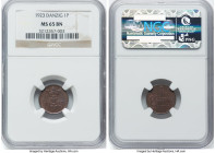 Free City Pfennig 1923 MS65 Brown NGC, Berlin mint, KM140, Parchimowicz-53a. HID09801242017 © 2024 Heritage Auctions | All Rights Reserved